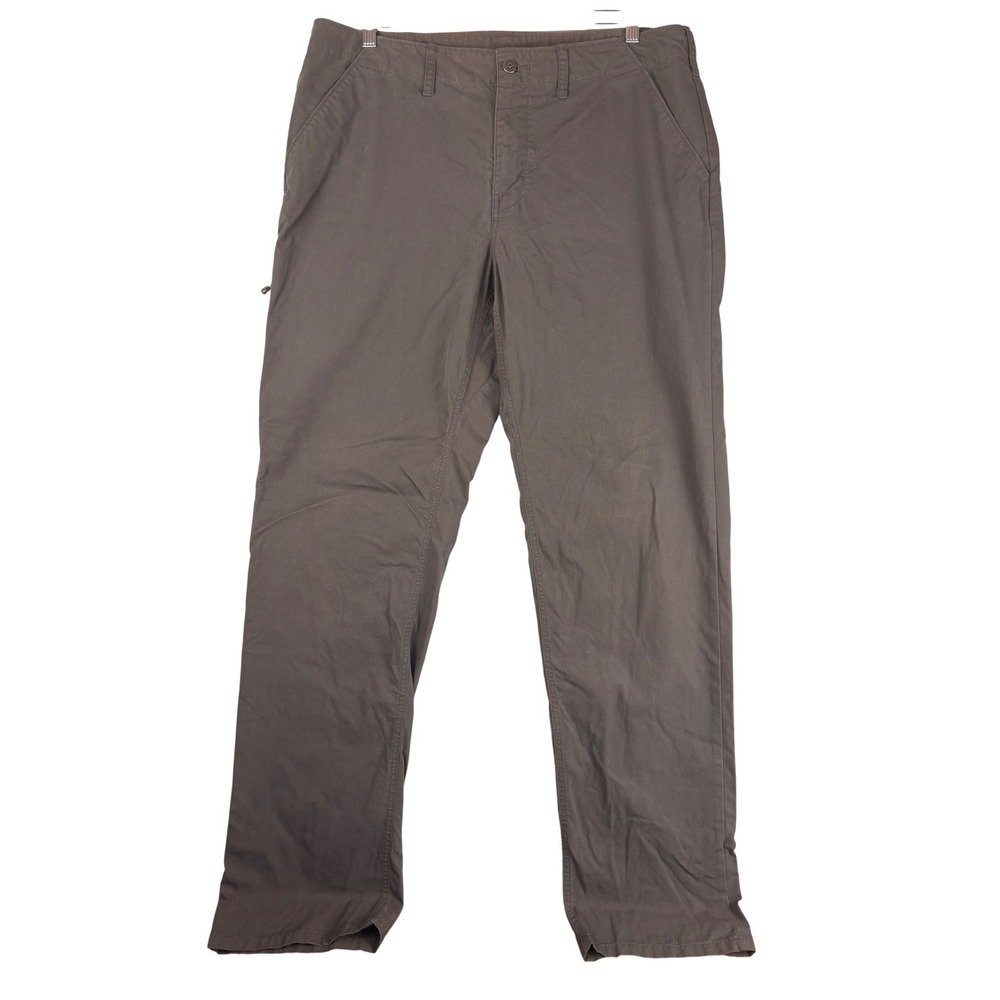 Patagonia Tenpenny Pants Mens 38 Forge Grey Organic Cotton Nylon Hiking 56846